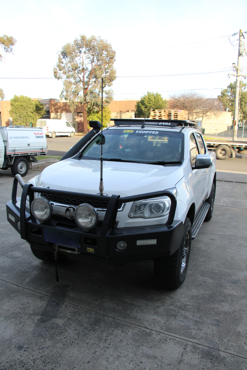 Holden Colorado RG 06/12 2020 Dual Cab Oval Steel Roof Rack