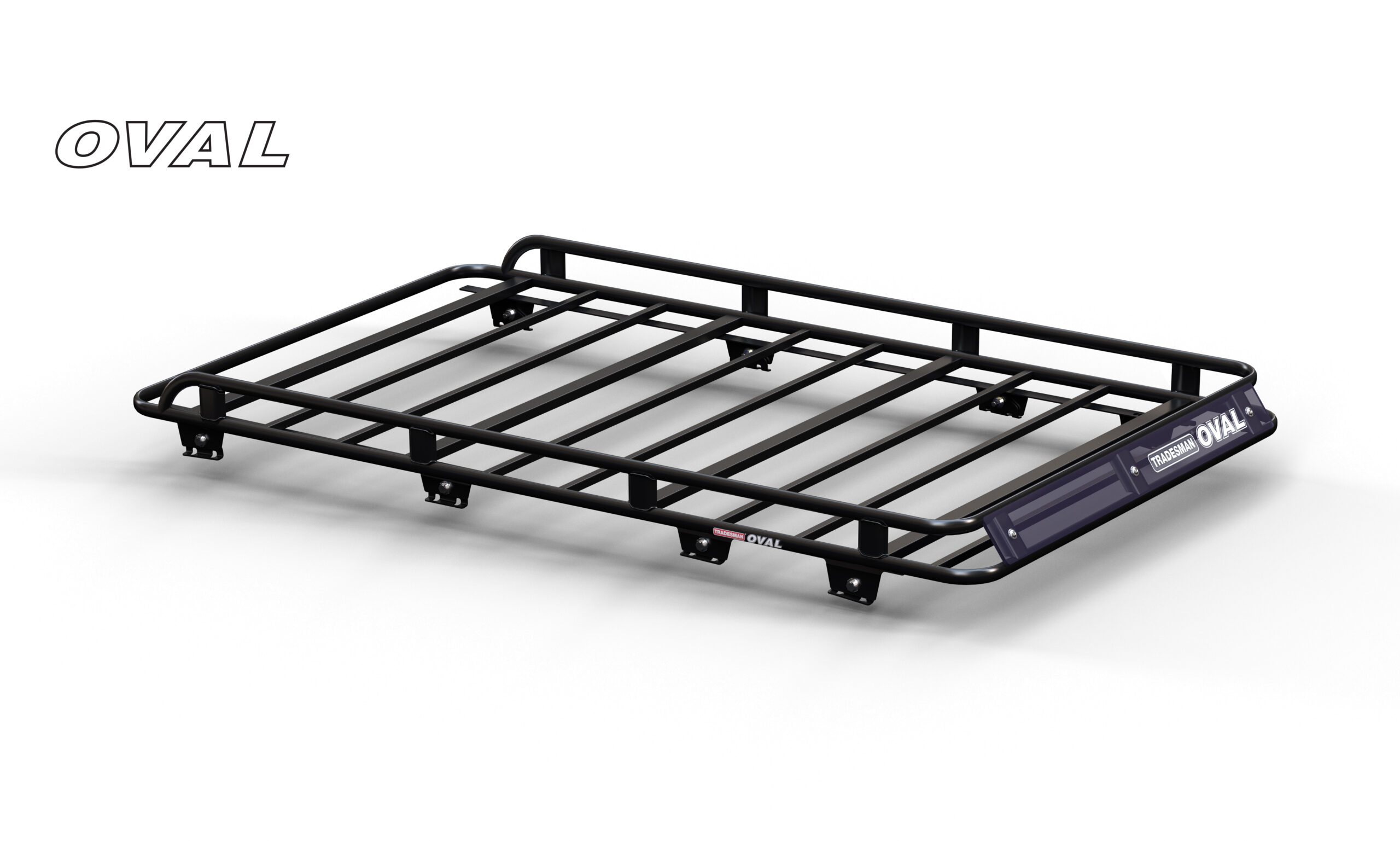 Toyota Hilux AN120 10/15 - Current Dual Cab Oval Steel Roof Rack
