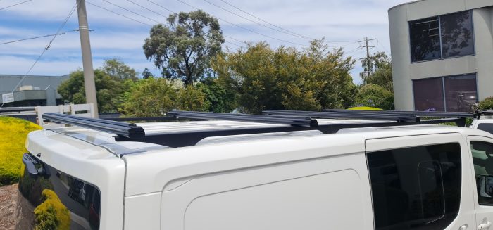 Toyota Hiace H300 05/19 - Current LWB 4 bar Trademax CrossBar Kit - Tradesman Roof Racks Australia