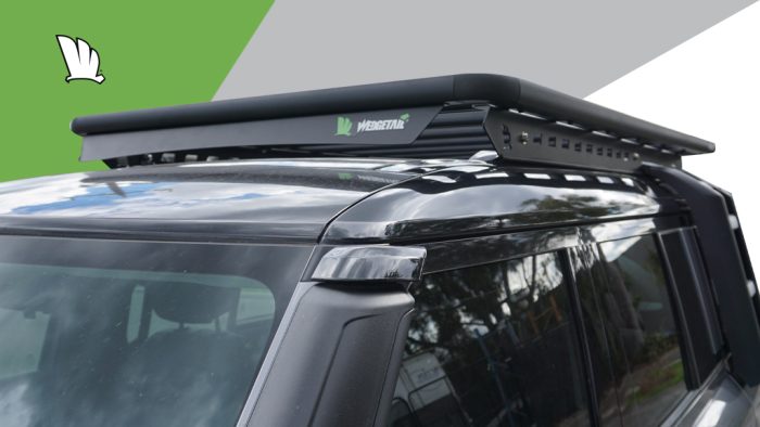 Wedgetail combination Factory Rail to suit Land Rover Defender 110 P400 LWB 07/21 - Current - Tradesman Roof Racks Australia