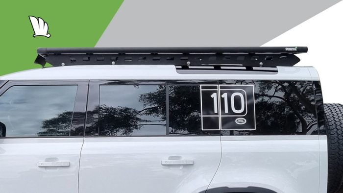 Wedgetail combination (non factory rail models) to suit Land Rover Defender 110 P400 LWB 07/21 - Current - Tradesman Roof Racks Australia