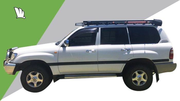Wedgetail Combination to suit Toyota Landcruiser 100 100 LWB 04/98 - 10/07 - Tradesman Roof Racks Australia