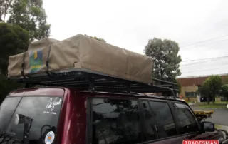 How to Mount a Rooftop Tent on a Tradesman Roof Rack